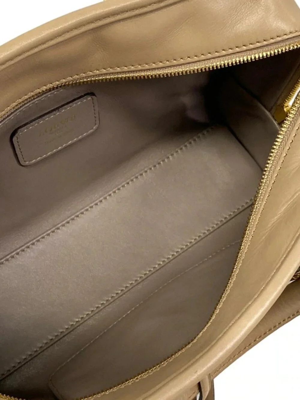 LOEWE Amazona 23 352.39.H71 Beige Leather Handbag